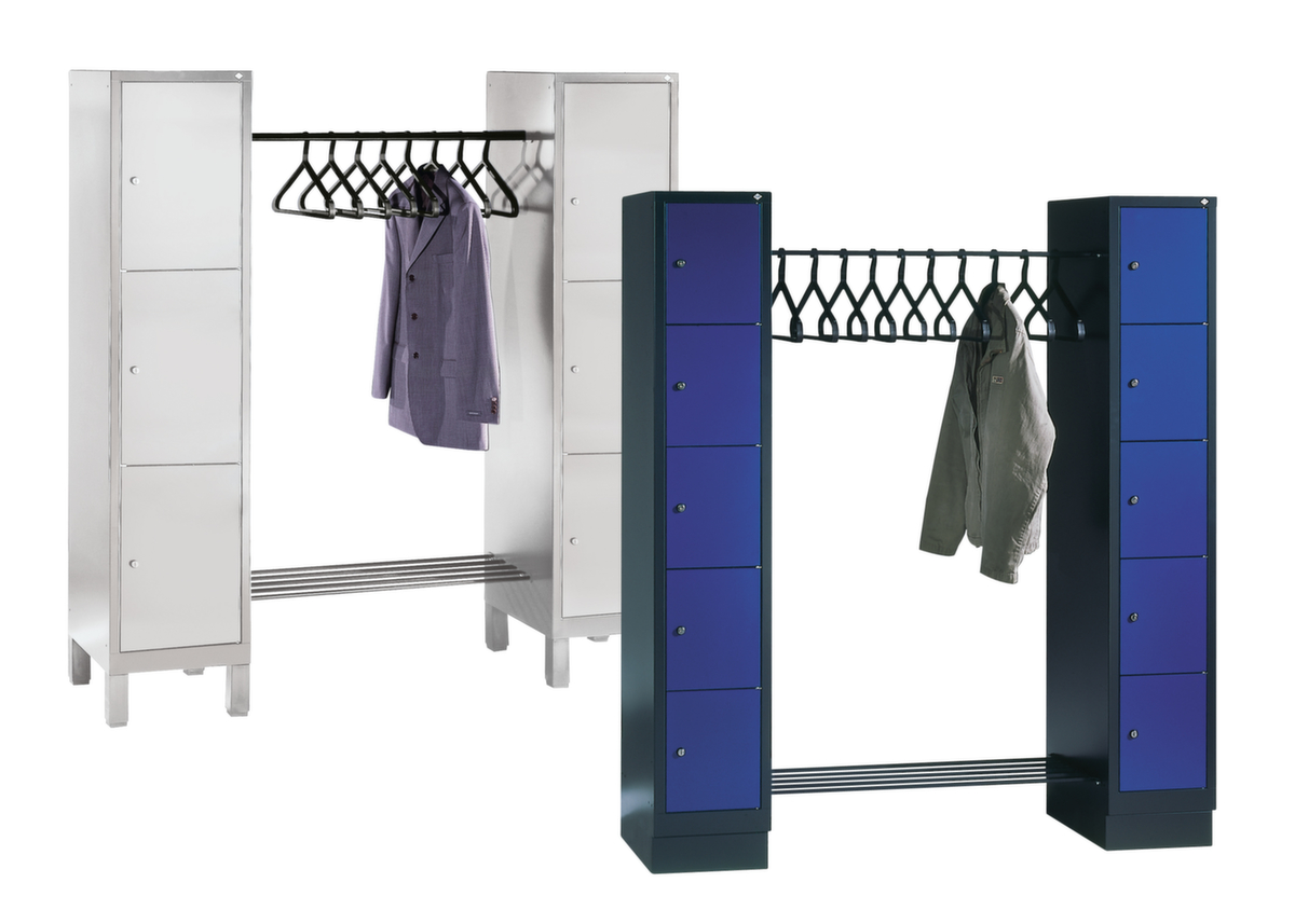 C+P Schließfach-Garderobe Evolo mit bis zu 10 Fächern Standard 1 ZOOM