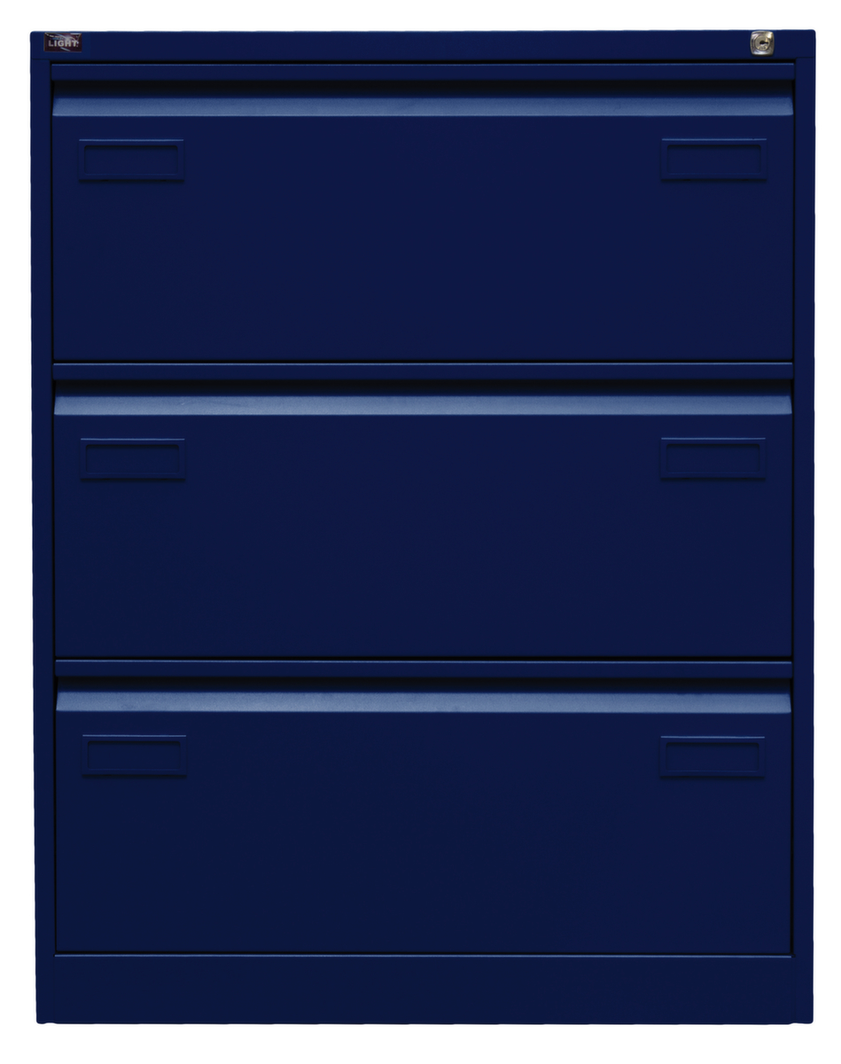 Bisley Hängeregistraturschrank Light, 3 Auszüge, oxfordblau/oxfordblau Standard 2 ZOOM