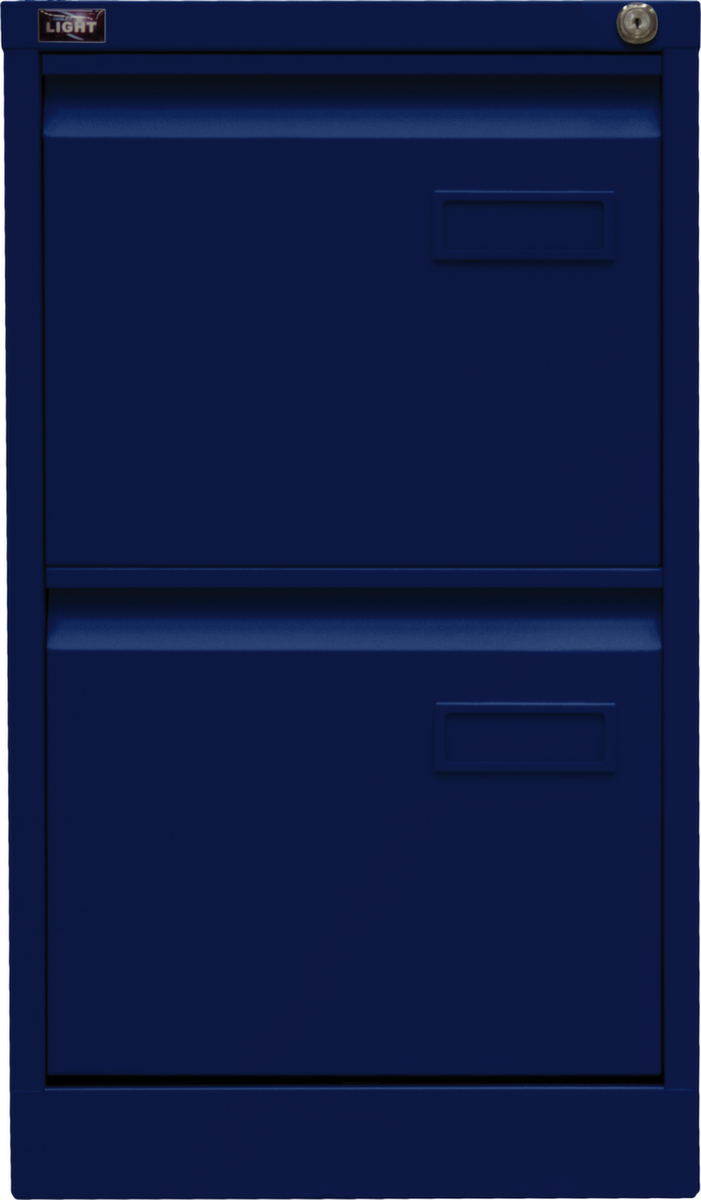 Bisley Hängeregistraturschrank Light, 2 Auszüge, oxfordblau/oxfordblau Standard 2 ZOOM