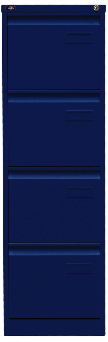 Bisley Hängeregistraturschrank Light, 4 Auszüge, oxfordblau/oxfordblau Standard 2 ZOOM