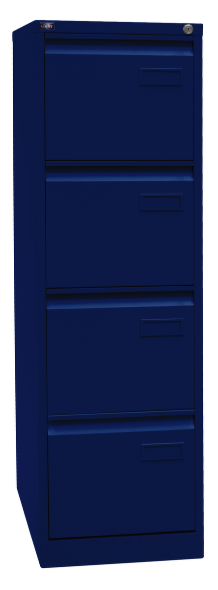 Bisley Hängeregistraturschrank Light, 4 Auszüge, oxfordblau/oxfordblau Standard 3 ZOOM