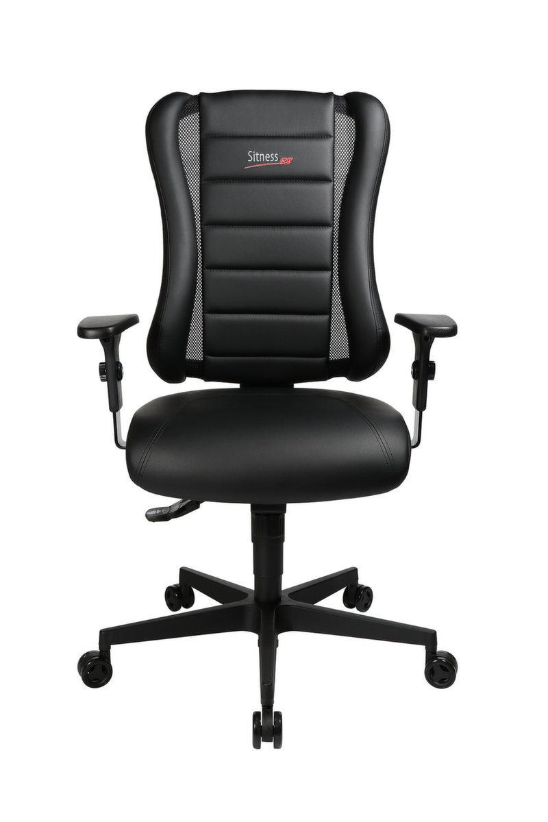 Topstar Bürodrehstuhl Sitness Racer RS mit AL "P4" mit 3D-Sitzfläche, schwarz Standard 5 ZOOM