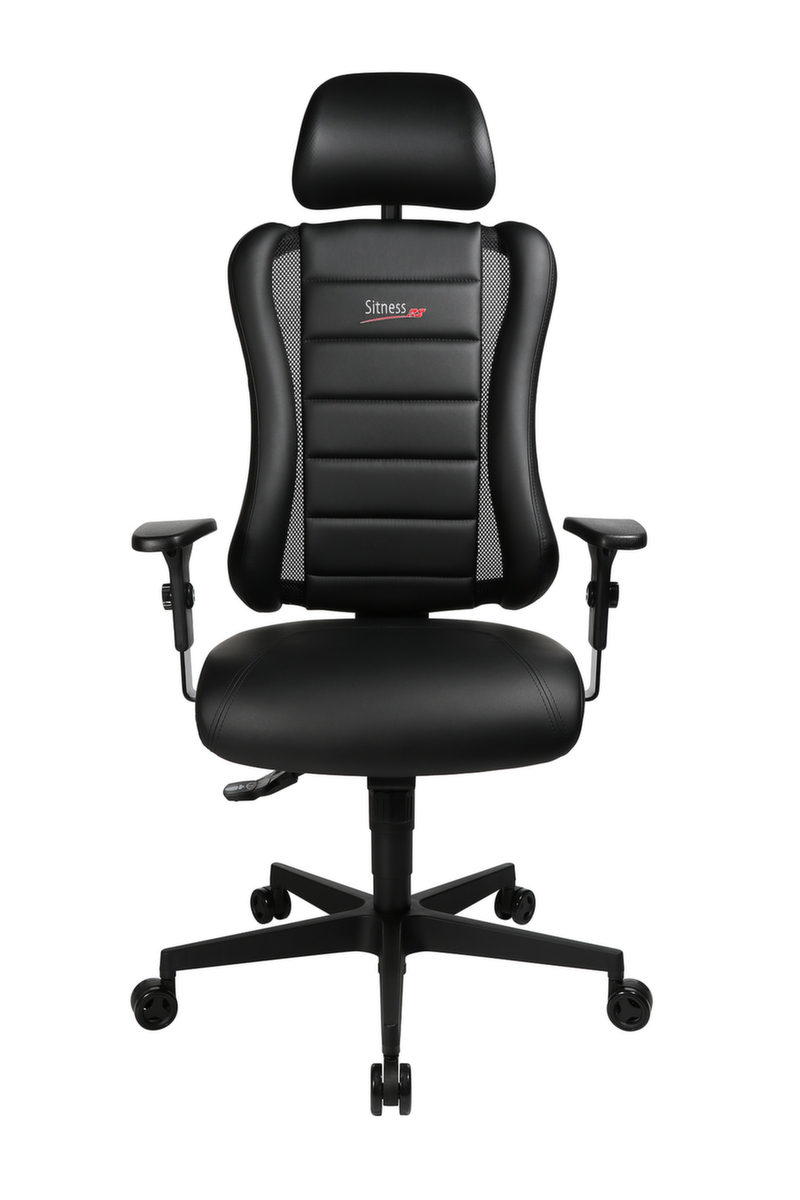 Topstar Bürodrehstuhl Sitness Racer RS mit AL "P4" + KS mit Kopfstütze, schwarz Standard 10 ZOOM