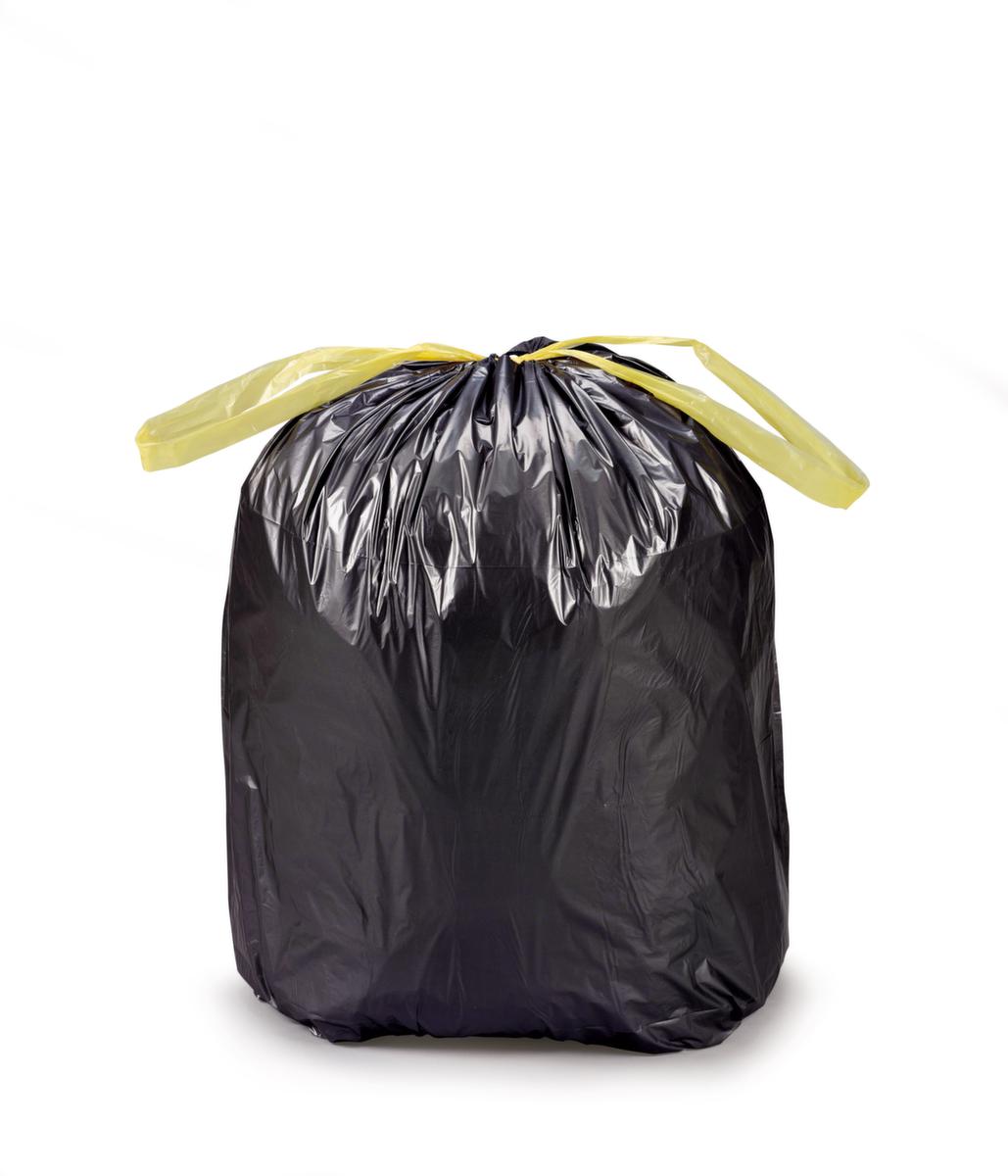 Müllsack mit Verschlussband, 60 l, schwarz Standard 1 ZOOM