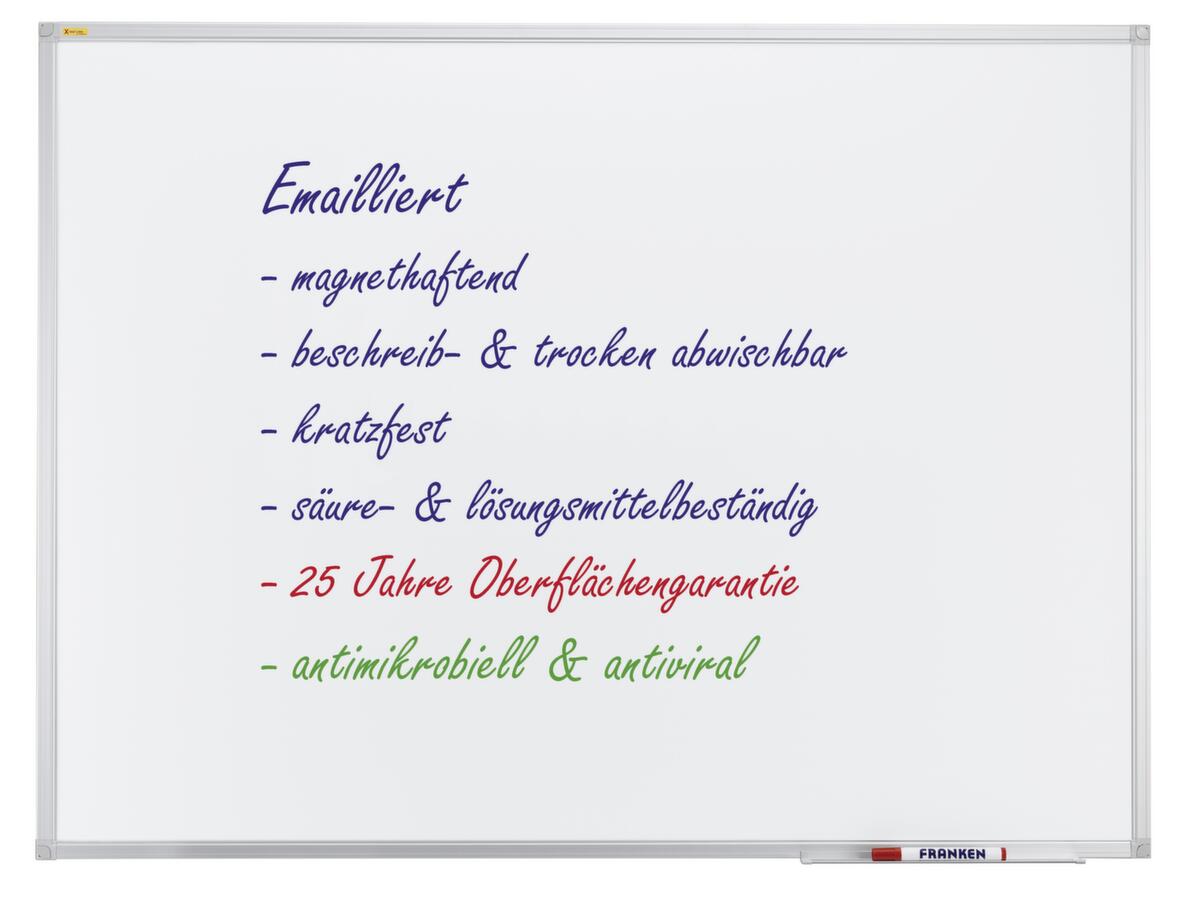 Franken Antimikrobielles Whiteboard X-tra!Line® Standard 1 ZOOM