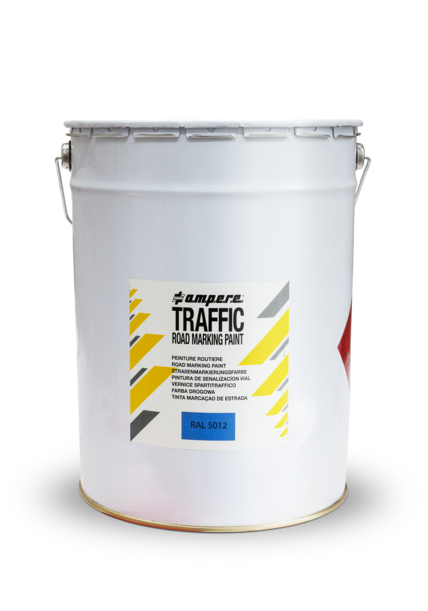 a.m.p.e.r.e. Straßenmarkierfarbe TRAFFIC Road Marking Paint, blau Standard 1 ZOOM