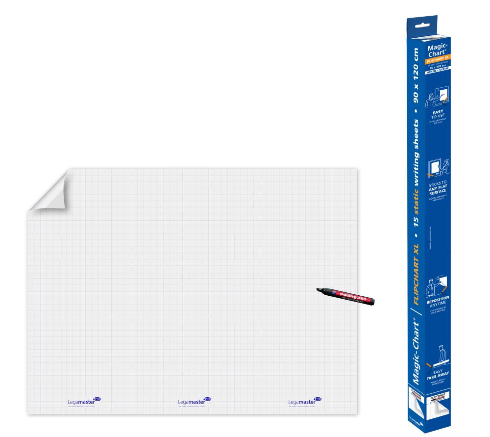 Legamaster Flipchart-Folie Magic-Chart, Höhe x Breite 900 x 1200 mm Milieu 3 ZOOM