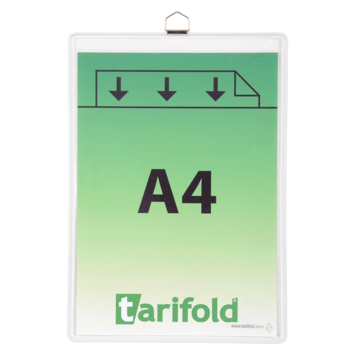 tarifold Hänge-Prospekttasche, DIN A4, Befestigung mit Metallöse Standard 1 ZOOM