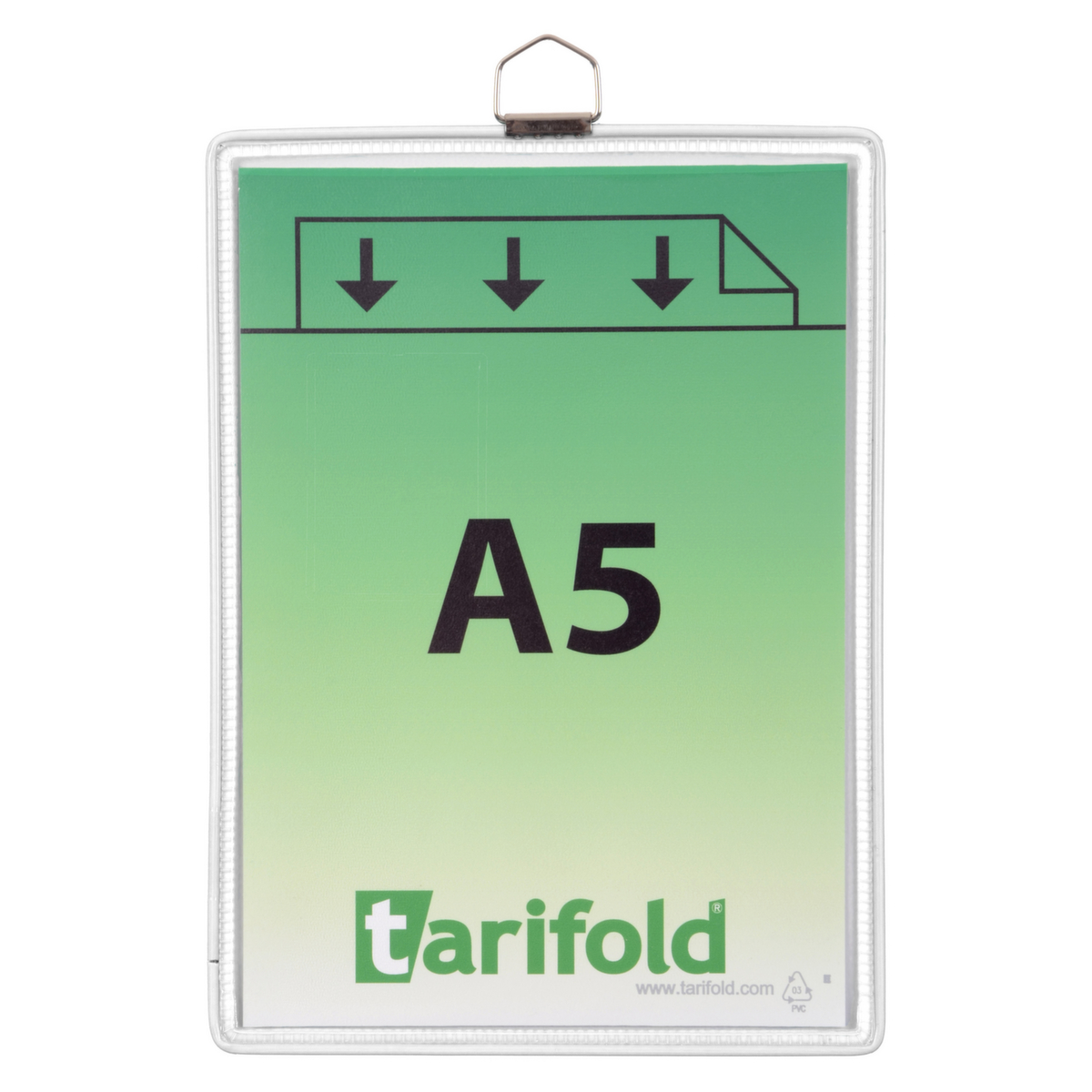 tarifold Hänge-Prospekttasche, DIN A5, Befestigung mit Metallöse Standard 1 ZOOM