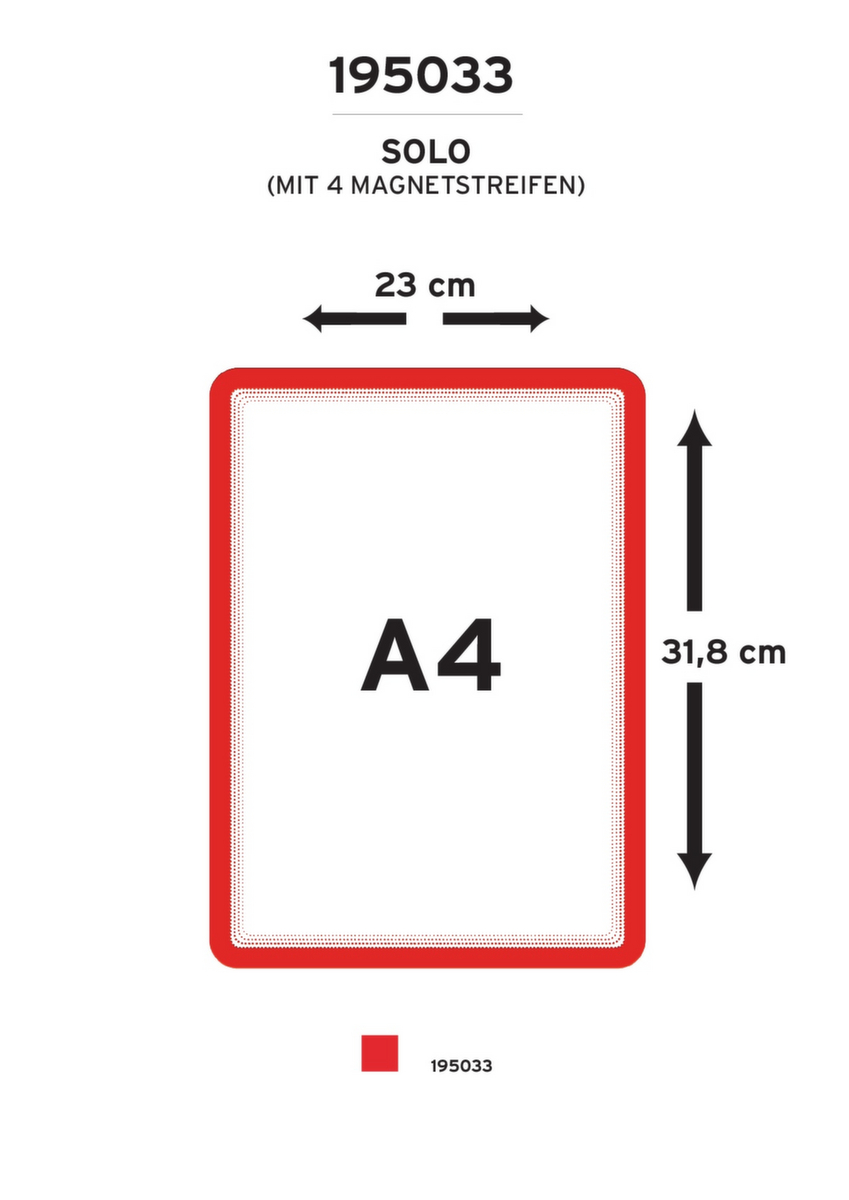 tarifold Inforahmen Magneto tview Solo Standard 1 ZOOM