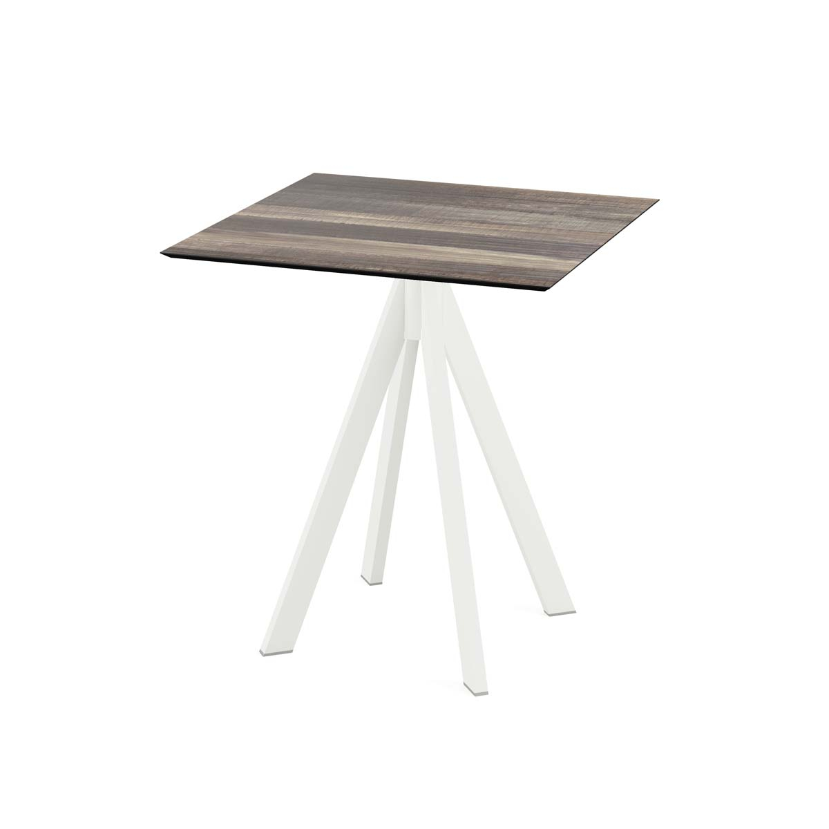 VEBA Bistrotisch Essentials Infinity, Breite x Tiefe 700 x 700 mm, Platte Tropical Wood Standard 1 ZOOM