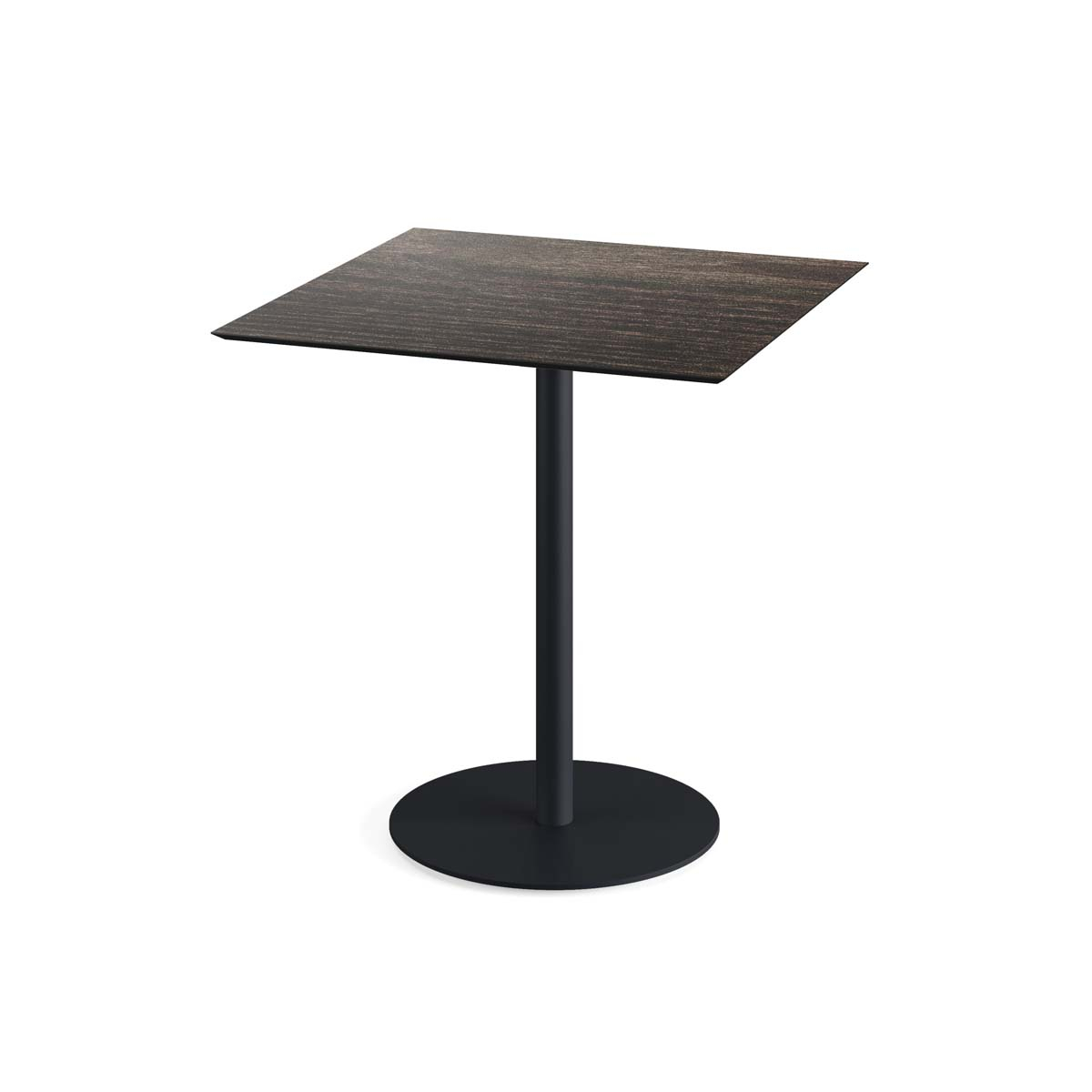 VEBA Bistrotisch Essentials Urban, Breite x Tiefe 700 x 700 mm, Platte Riverwashed Wood Standard 1 ZOOM