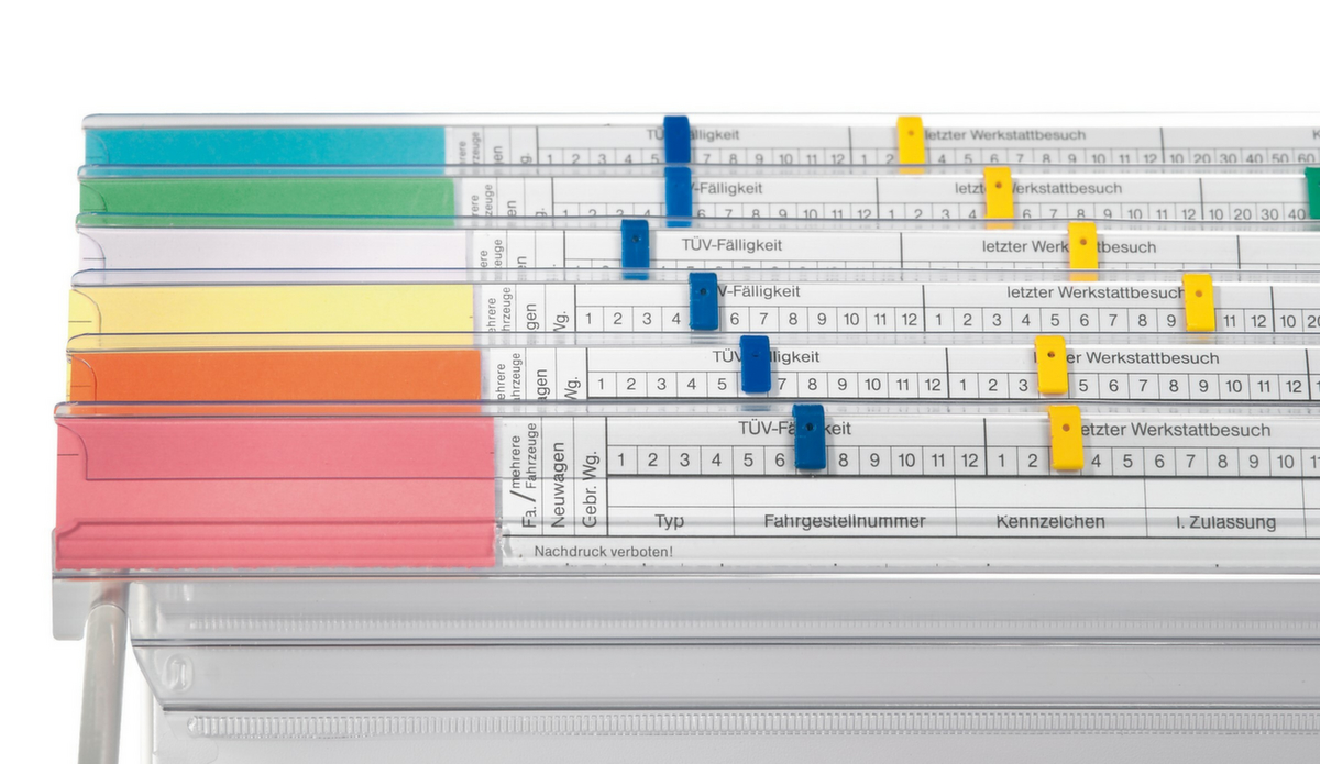 EICHNER Beschriftungsschild Visimap, blau Standard 2 ZOOM