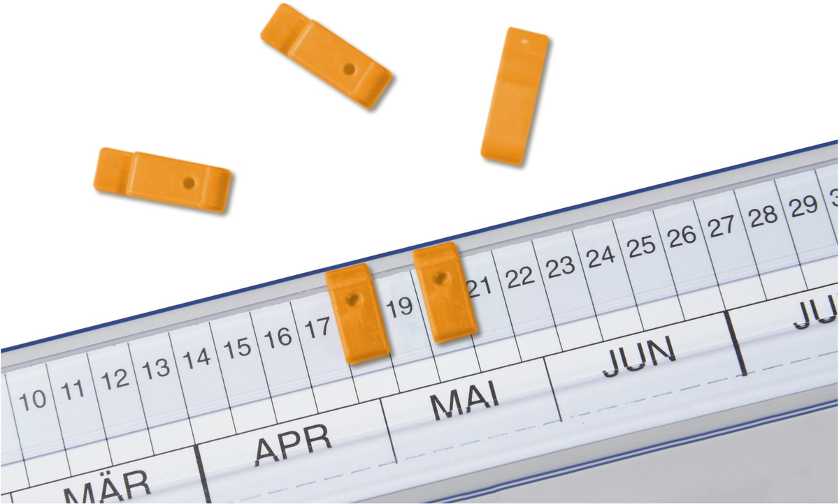 EICHNER Aufstecker Visimap für Signalreiterleisten, orange