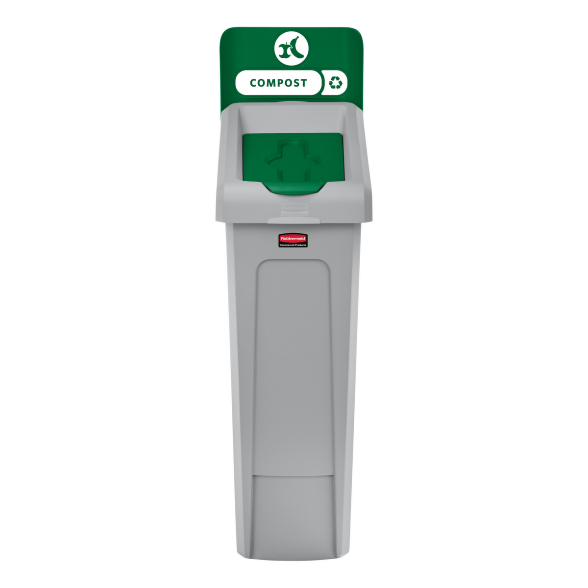 Rubbermaid Deckel Slim Jim® für Recycling-Station, grün Standard 2 ZOOM
