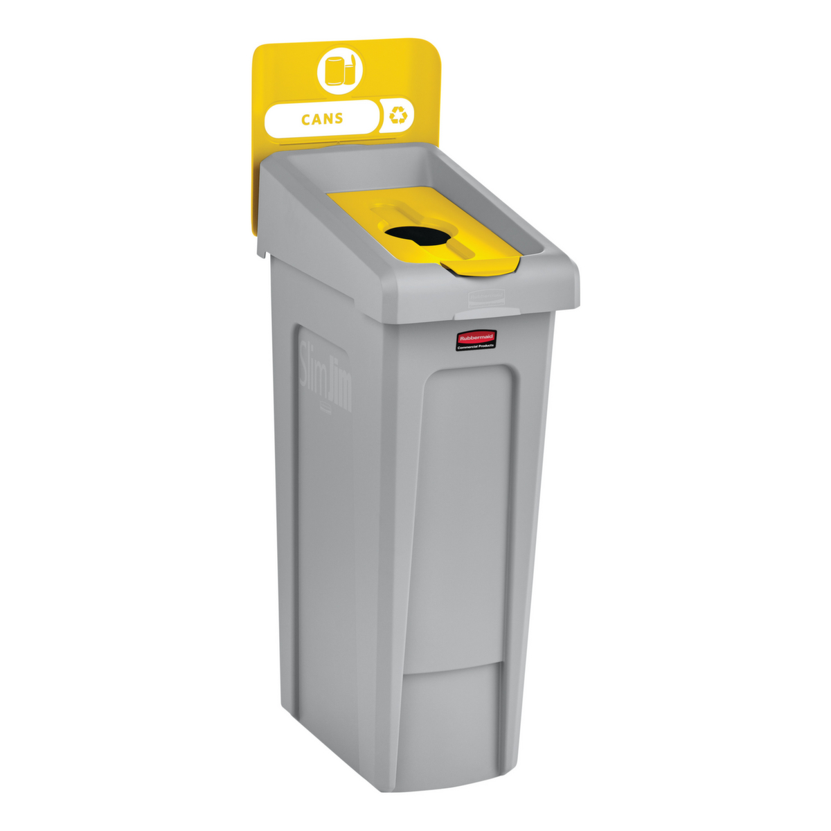 Rubbermaid Deckel Slim Jim® für Recycling-Station, gelb Standard 3 ZOOM