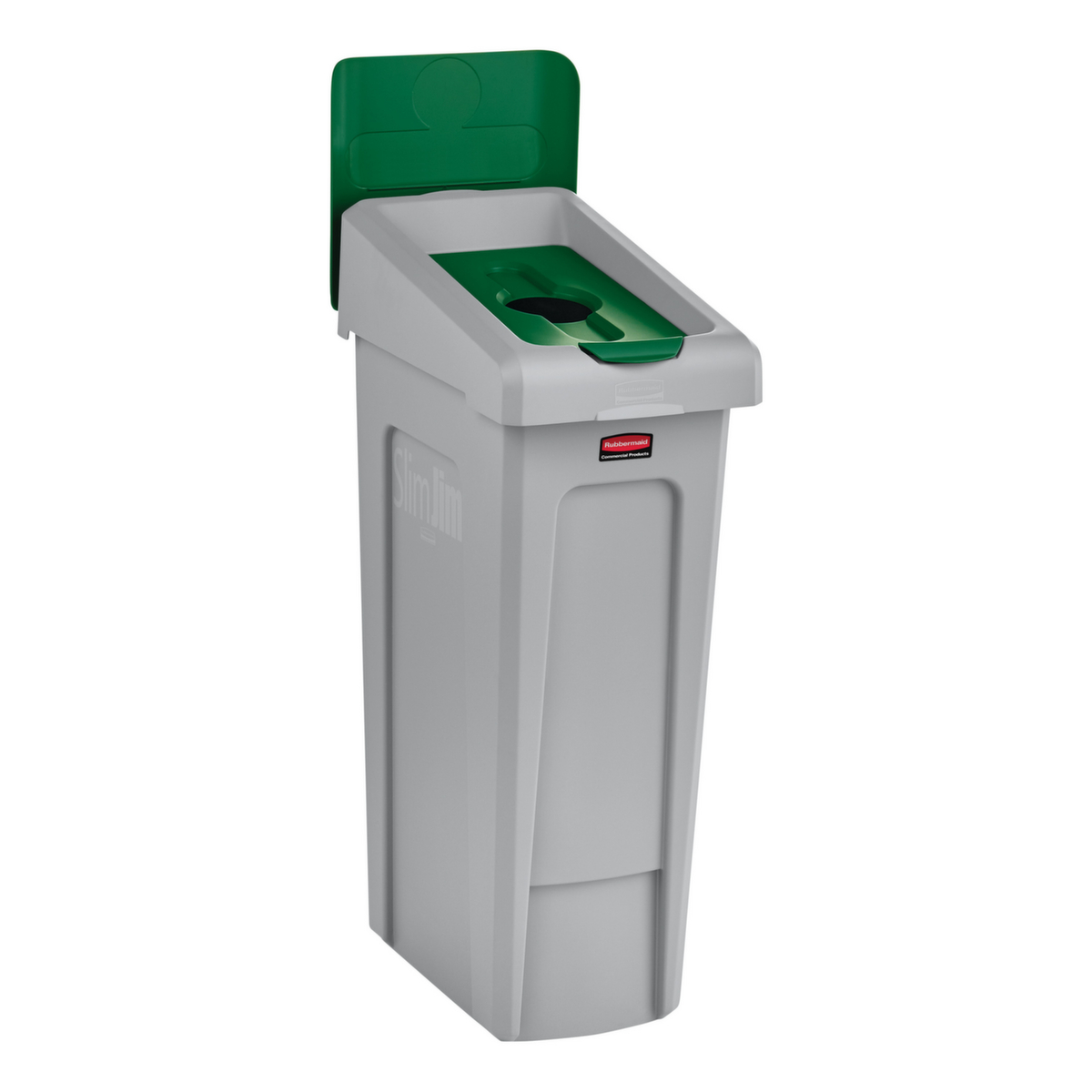 Rubbermaid Deckel Slim Jim® für Recycling-Station, grün Standard 3 ZOOM