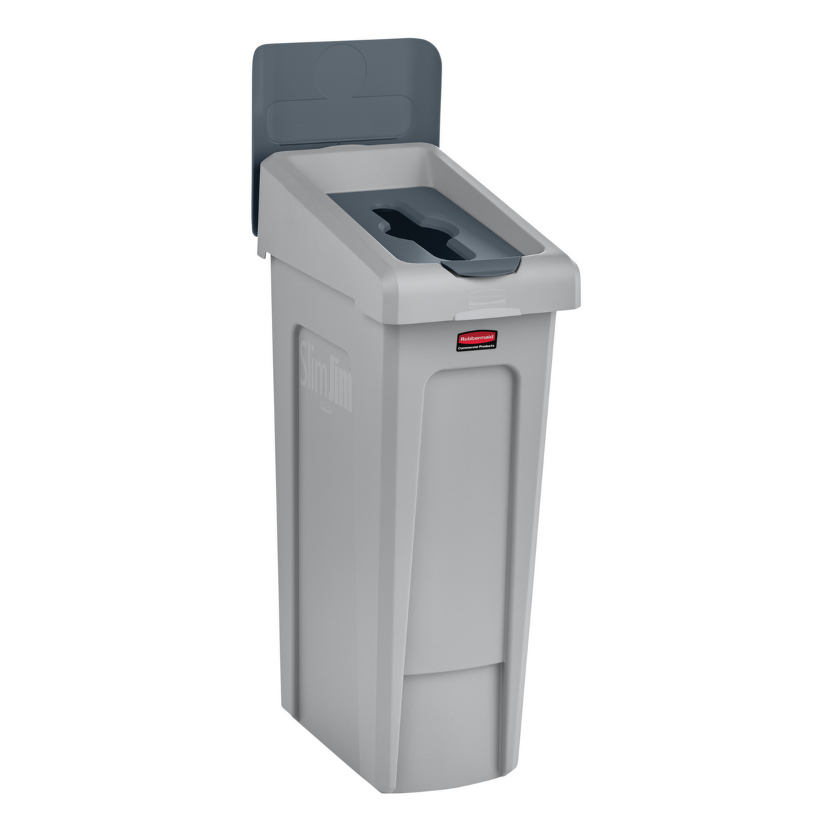 Rubbermaid Deckel Slim Jim® für Recycling-Station, grau Standard 3 ZOOM