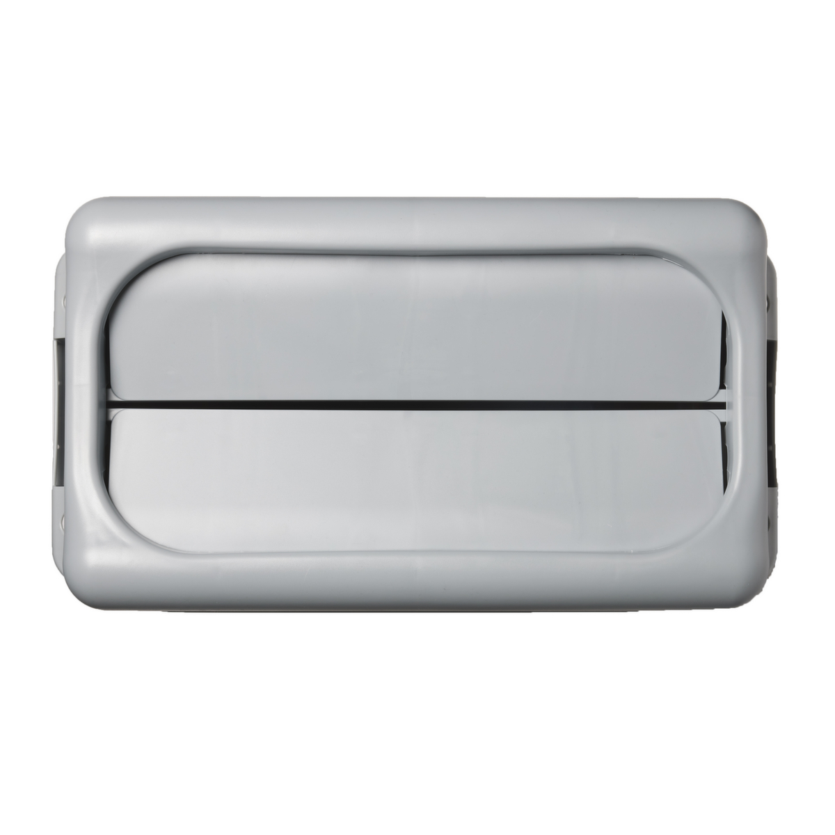 Rubbermaid Schwingdeckel Slim Jim® für Wertstoffsammler, grau Standard 4 ZOOM