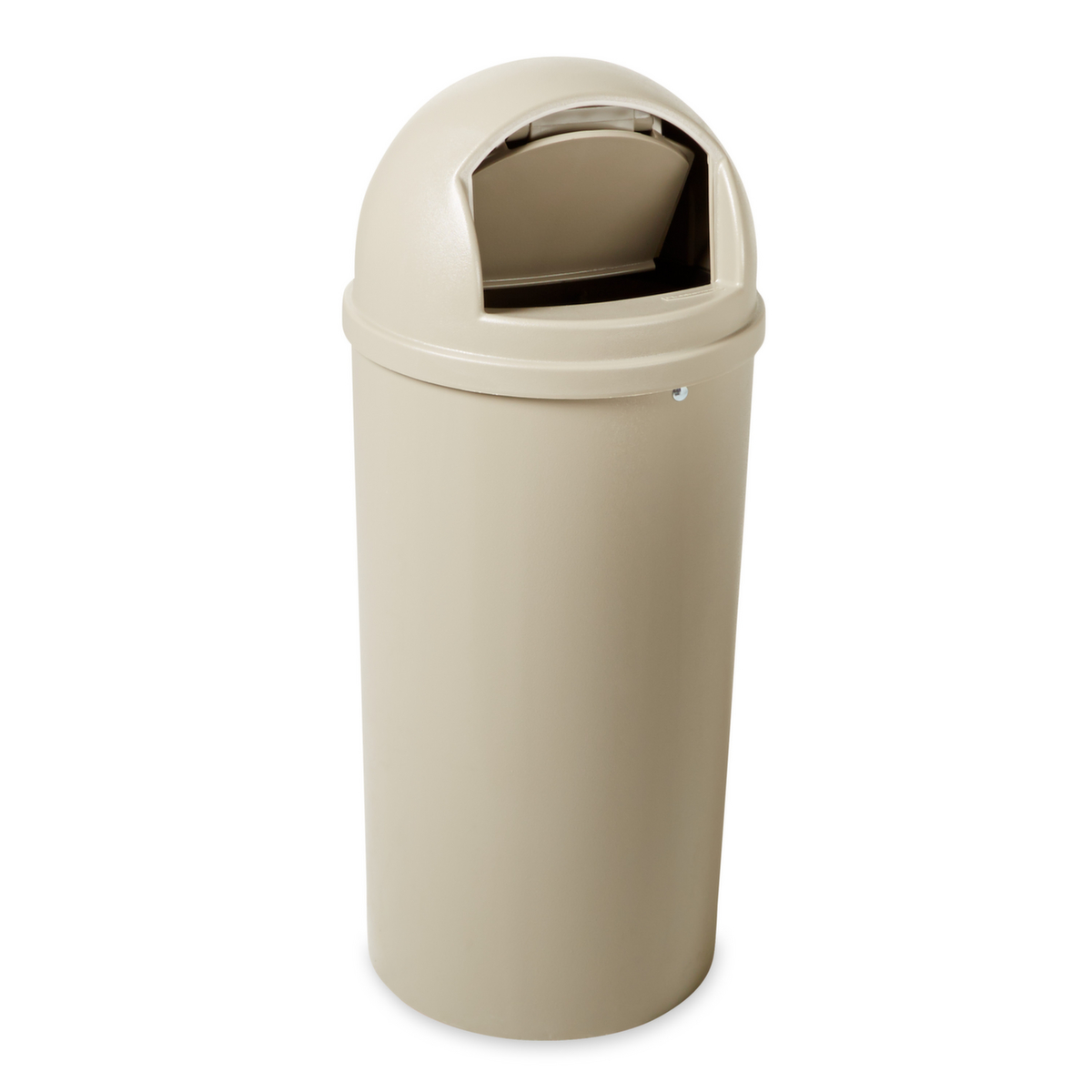 Rubbermaid Feuerhemmender Abfallbehälter Marshal® Classic, 57 l, beige, Deckel beige Standard 3 ZOOM