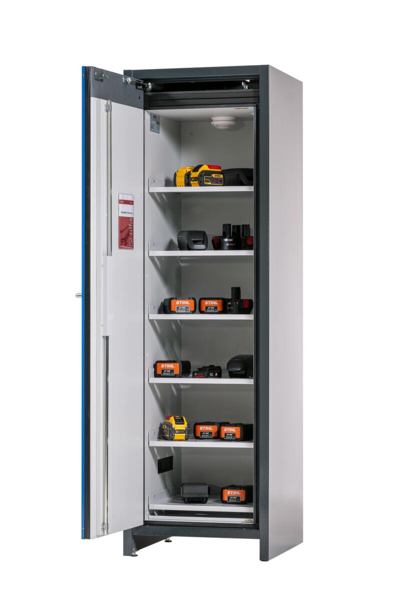 Asecos Lithium-Ionen Lagerschrank ION-LINE Typ 90, Höhe x Breite x Tiefe 1953 x 599 x 615 mm Standard 1 ZOOM