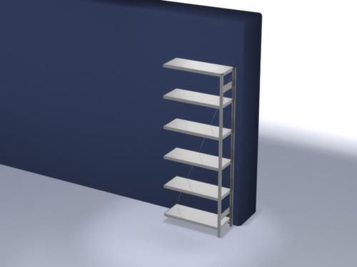 hofe System-Steckregal in mittelschwerer Bauart, Höhe x Breite x Tiefe 2500 x 1010 x 435 mm, 6 Böden