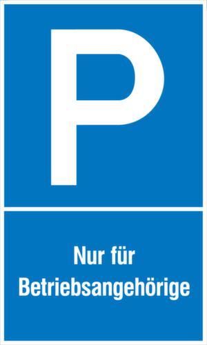 Parkplatzschild