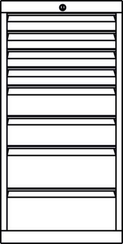 PAVOY Schubladenschrank Basis Plus, 8 Schublade(n)