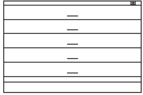 C+P Flachablageschrank, Höhe x Breite x Tiefe 760 x 1100 x 765 mm