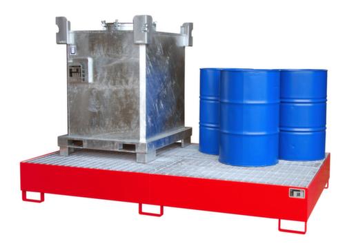 Bauer Auffangwanne für IBC, für 2 x IBC / 10 x 200-Liter-Fässer