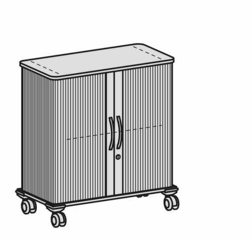 Gera Querrollladenschrank Pro, 2 Ordnerhöhen