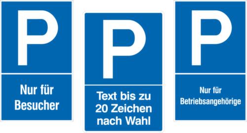 Parkplatzschild