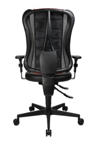 Topstar Bürodrehstuhl Sitness Racer RS mit AL "P4" mit 3D-Sitzfläche, schwarz/rot