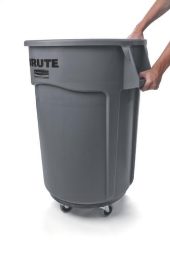 Rubbermaid Rollwagen BRUTE® für Sammelcontainer, für 76 - 121 l Behälter, Polyethylen/Metall schwarz