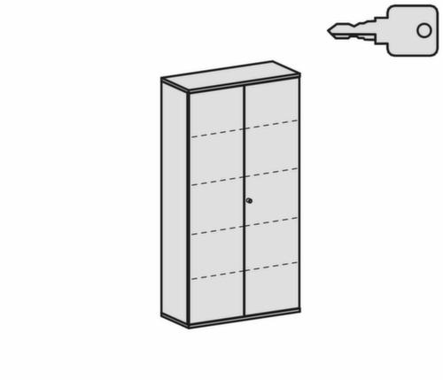 Gera Flügeltürenschrank Pro, 5 Ordnerhöhen