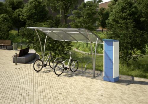 Thurmetall E-Bike Ladestation, Ausführung D, A, NL, RAL7035 Lichtgrau/RAL7035 Lichtgrau