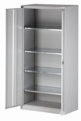 Bisley Aktenschrank Universal, 5 Ordnerhöhen, lichtgrau/lichtgrau