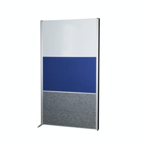 MAUL Stellwand-Tafel MAULconnecto, Höhe x Breite 1800 x 1000 mm, Wand weiß/blau/dunkelgrau