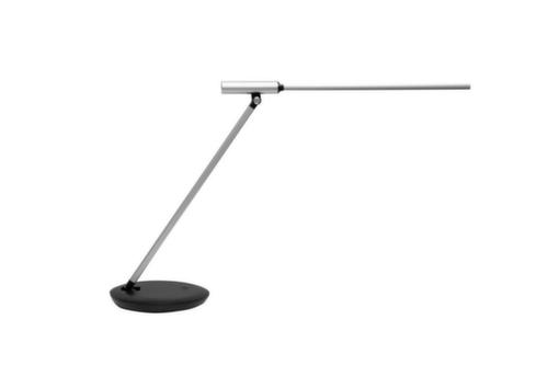 MAUL Dimmbare LED-Schreibtischleuchte MAULrubia colour vario, Licht kalt- bis warmweiß, silber/schwarz