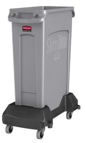 Rubbermaid Rollwagen SlimJim für Wertstoffsammler, für 60 - 87 l Behälter, Polyethylen schwarz