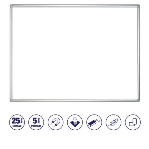 Franken Whiteboard für Wandschienen-System, Höhe x Breite 1200 x 1800 mm