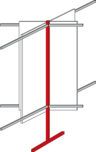 Kappes Kreuz-Eckstütze RasterPlan® für Loch-/Schlitzplatte