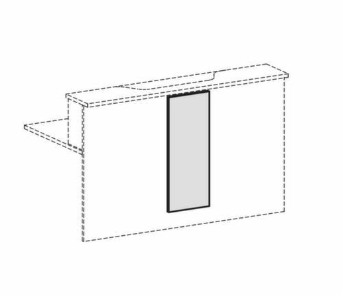 Designblende für Thekenvorbau