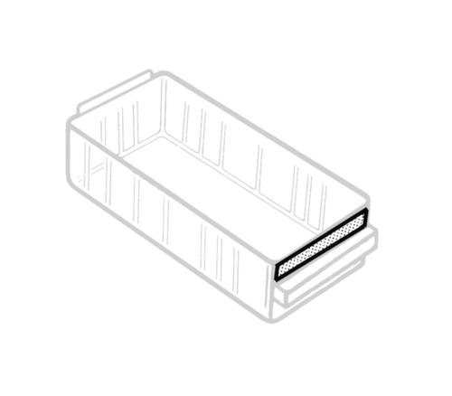 raaco Robustes Klarsichtmagazin 1248-01 mit Metallrahmen, 48 Schublade(n), dunkelblau/transparent