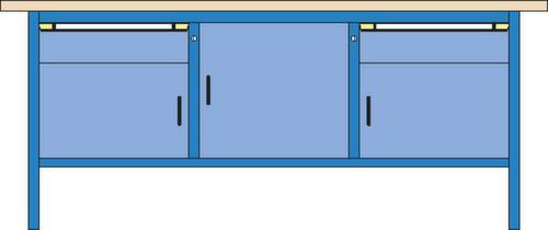 Thurmetall Werkbank, 2 Schubladen, 3 Schränke