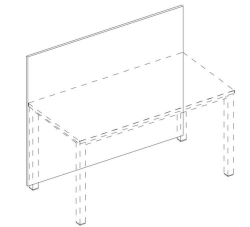 Nowy Styl Thekenblende E10 für Schreibtisch, Breite 1200 mm