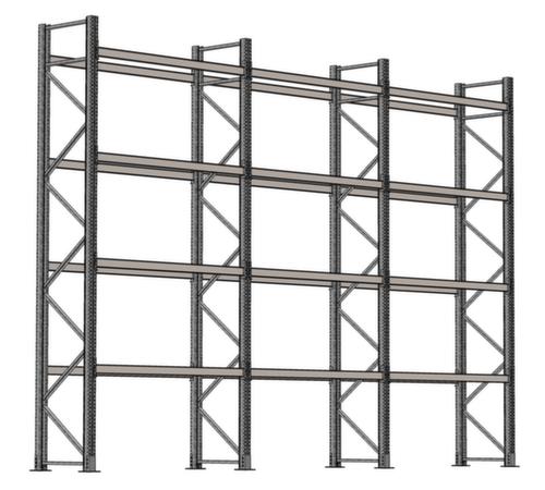 SCHULTE Palettenregal, Breite 8590 mm, für 45 Paletten